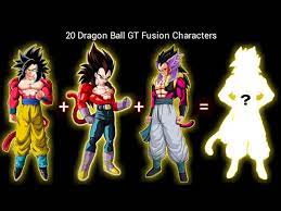 Dragon ball is a japanese media franchise that started in 1984 and is still going strong today in 2020. 20 Dragon Ball Gt Fusion Characters Charliecaliph Youtube