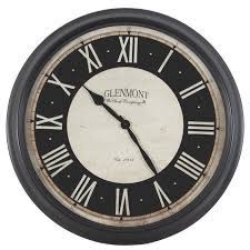 < image 1 of 2 >. Oversized Glenmont 30 Wall Clock Wall Clock Decor Therapy Clock