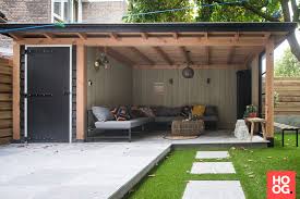 Veranda Met Stalen Raam Tuin Patiodesign Achtertuinen