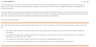 Together we'll build our own balance sheet from scratch using six example transactions. Solved Cute Camel Woodcraft Company S Income Statement Re Chegg Com