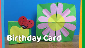 Fingerprint cards, the mad house. Diy Creative Birthday Card Idea For Kids Very Easy To Make At Home