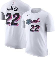 Heat city edition is at the official online store of the nba. Nike Men S 2020 21 City Edition Miami Heat Jimmy Butler 22 Cotton T Shirt Dick S Sporting Goods
