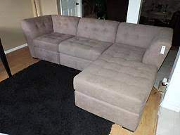 The couch or sofa is the anchor of any living room: Macy S Roxanne Three Piece Fabric Modular Chaise Sectional Sofa