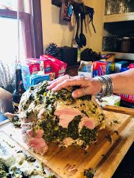 The marylanders brought with them the traditional skills of their region, including tobacco farming, distilling, and preparation of southern maryland stuffed ham. In Southern Maryland Easter Dinner Means Stuffed Ham The Heart Of The Farm Is The Family Lancasterfarming Com