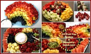 Christmas tree veggie, fruit, and cheese platter ideas. Fruit Tray Recipes To Make At Home Diy Fruit Platters Easy Fun Frugal