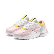 Introducing the puma x barbie take on the nova, inspired by classic '90s gear. Puma X Barbie Nova Sneaker Barbie Shoes Hiking Shoes Women Shoes
