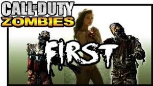 First Call Of Duty Zombies Zombie Games Youtube