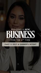 Part 3: Blackstone taught me one thing: Always build with the exit in  mind., I grew my 1st service-based business in the beauty industry to  7-figures and sold it to a private buyer., My 2nd business ...