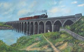 Image result for the first railway line in india was between