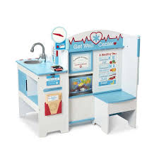 Melissa Doug Wooden Get Well Doctor Activity Center In 2020 Activity Centers Wooden Playset Melissa Doug