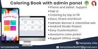 Download Make A Coloring Book App With Mobile App Templates