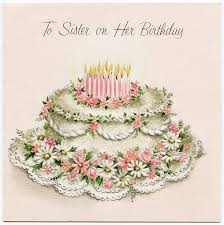 Happy Birthday Cake Images For Her Free An Exquisite Vintage Birthday Cake Illustration Vintage Birthday Cards Happy Birthday Vintage Vintage Birthday