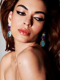 Buy MISS JO Peacock Paradise 92.5 Sterling Silver Gold-Plated Contemporary  Drop Earrings