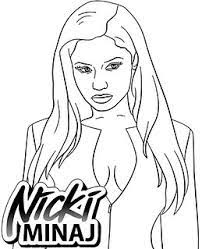 The problems in his life made him. Nicki Minaj Coloring Sheet Famous Singer Nicki Minaj Print Flickr