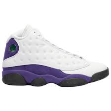 Air Jordan 13 Purple Black White Jordan Retro 13 Casual Basketball Shoes White Black Court Purple University Gold Air Jordans Jordans Air Jordans Retro