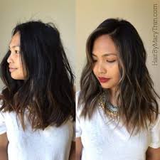 Mary Tran Photos Hair Highlights Dark Hair With Highlights Balayage