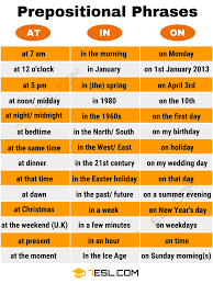 Preposition Definition Rules And Examples Of Prepositions In Grammar 7 E S L Prepositional Phrases English Prepositions Advanced English Vocabulary