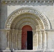 South Portal St Pierre Church Aulnay France 1120 1140 Medievale Medioevo