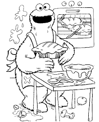 It is coated in buttercream and. Sesame Street Cookie Monster Coloring Pages Monster Coloring Pages Sesame Street Coloring Pages Thanksgiving Coloring Pages