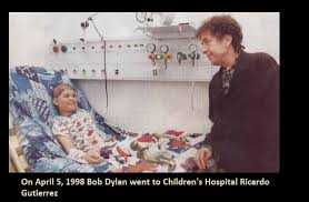 Maybe you would like to learn more about one of these? On April 5 1998 Bob Dylan Visited Children S Hospital Nsf Music Magazine