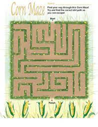 Check spelling or type a new query. Fall Corn Maze Worksheet Education Com