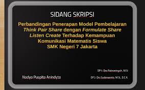 Contoh Ppt Sidang Skripsi Pendidikan Matematika Kumpulan Berbagai Skripsi