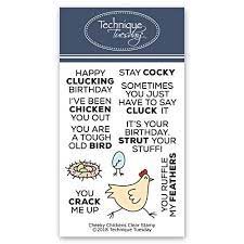 Add to favorites christmas deer trees & sayings recollections clear acrylic stamp set 529180 new! Buy Cheeky Chicken Clear Stamps Clear Rubber Stamps Photopolymer Stamps Card Making Supplies Online In Kazakhstan B079p6x3f6