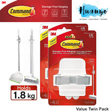 Command mop and broom holder. 3m Scotch Brite Command Broom Gripper Value Twin Pack Shopee Malaysia