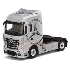 Mini Gt 1 64 Mercedes Benz Actros Silver W Black Mercedes Logo Rhd Diecast Scale Model Car In 2020 Mercedes Logo Mercedes Benz Car Model
