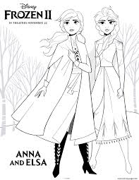 Sign up today and be the first to get notified on our new coloring pages. Elsa And Anna Coloring Pages Printable Novocom Top
