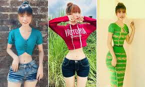 Burmese Woman 23 Becomes An Online Hit With Her Tiny 13 7in Waist Daily Mail Online The most common tik tok challenge material is paper. her tiny 13 7in waist