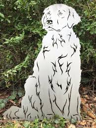Rostfiguren Edelrost Gartenfigur Golden Retriever Hund Mit Bildern Gartenfiguren Edelrost Golden Retriever