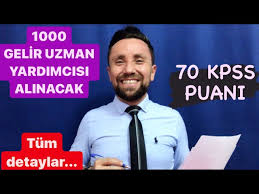 Sınav sonucunda yeterliliğe hak kazanan gelir uzman yardımcıları, gelir uzmanı olarak görevlerine devam ederler. 78 Il Icin 1000 Gelir Uzman Yardimcisi Alinacak Tum Alim Sartlarini Anlattim Youtube