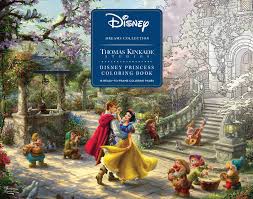 Disneyprincess coloring pages |coloring pages for girls. Amazon Com Disney Dreams Collection Thomas Kinkade Studios Disney Princess Coloring Poster Book 0050837423923 Kinkade Thomas Books