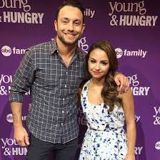 Jonathan Sadowski And Aimee Carrero At The D23 Expo 2015 Young Hungry Young Jonathan