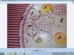 رسم استنسل مع دوائر youtube art wall design character