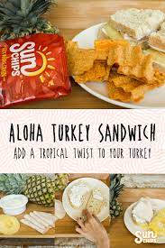 Say Aloha To This Flavorful Twist On The Traditional Turkey Sandwich Add Pineapple Herbed Cream Cheese And Delicious Bread For A Un Food Recipes Savoury Food