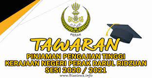 Oleh karena begitu pentingnya pendidikan, pemerintah mewajibkan pendidikan setidaknya selama 9 tahun dan disarankan lebih dari itu. Pinjaman Pelajaran Pengajian Tinggi Negeri Perak 2020