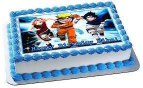 Naruto 3 Edible Birthday Cake Topper Or Cupcake Topper Decor Birthday Cake Toppers Edible Printing Edible Cake Toppers