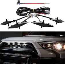 2 halos for two lights (1 halo ring per light). Amazon Com Seven Sparta 4 Pcs Led Amber Lights With Fuse And Instruction For 2014 2021 Toyota 4runner Trd Pro Grille Including Sr5 Trd Off Road Limited Tro Pro Black Automotive