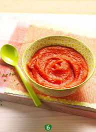 Recette Bebe 8 Mois Soupe De Tomate Au Basilic Bledina Recette Soupe De Tomate Recette Recette Bebe