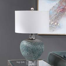 Almera Teal Table Lamp Carolyn Kinder International Teal Table Lamps Table Lamp Unique Table Lamps
