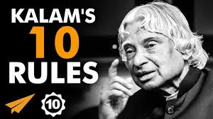A P J Abdul Kalam S Top 10 Rules For Success Motivational Video In Hindi Motivation Motivational Videos
