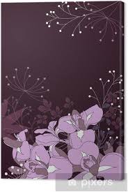 Find the best wallpaper borders at the lowest price from top brands like york, norwall, disney & more. Dark Floral Background With Contour Irises And Plants Canvas Print Pixers We Live To Change