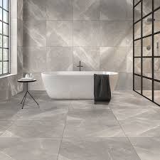 I chose a light grey grout for contrast with the white subway tile. Light Grey Porcelain Tiles Marble Effect Stonesuperstore