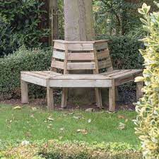 Diagnosticate plans for a bench seat around a tree whose many geezer root maybe i hope this plans for a bench seat around a tree post useful for you even if you are a beginner. Forest Garden Timber Half Round Tree Seat