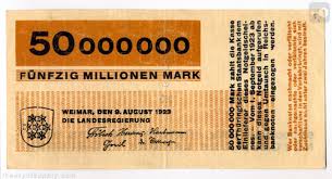 Herbert Bayer Typography Bauhaus Graphic Design 50 Million Mark Banknote Weimar Republic 1923 Theory Of Supply Fo In 2020 Herbert Bayer Typography Bank Notes