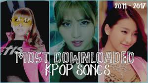 top 31 most downloaded girl group songs 2011 2017 gaon chart