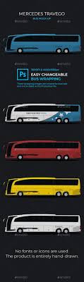Mercedes Travego Bus Mock Up Mockup Bus Wrap Mocking