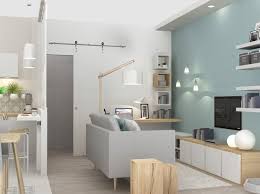 Coin Salon Bleu Baltique Agence Architecture Marion Lanoe Deco Salon Maison Et Appartement Idee Amenagement Salon